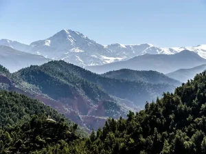 Mountains and valleys